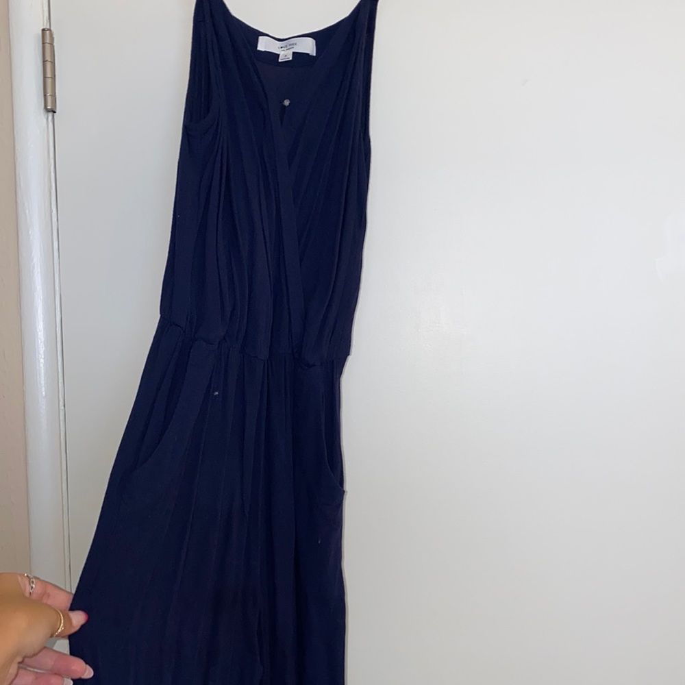 Dark blue long romper